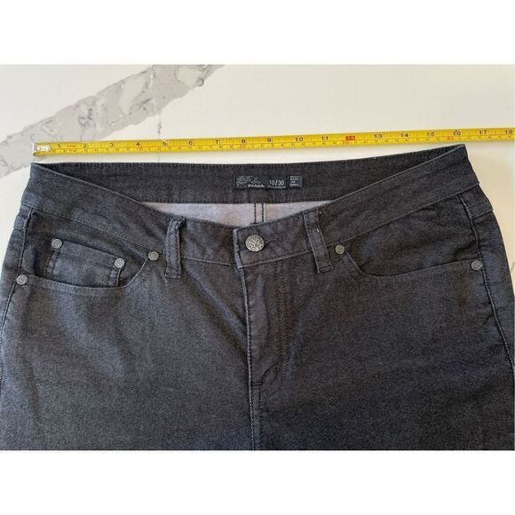 prAna Straight Leg Lightweight Denim Pants Black Women’s Sz 10/30 - Picture 4 of 8